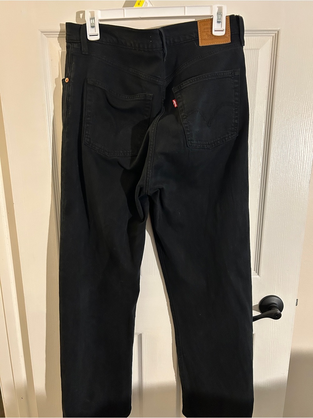 Levi’s Ribcage High-Rise Straight Leg Women’s Jeans - Black - Picture 4 of 4